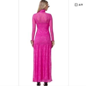 AFRM Fuchsia Long Sleeve Dress